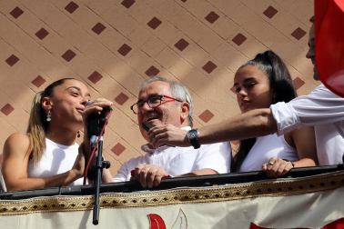 Fotos del cohete e inicio de las fiestas de Sangüesa