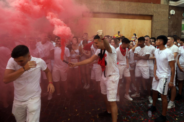 Fotos del cohete e inicio de las fiestas de Sangüesa