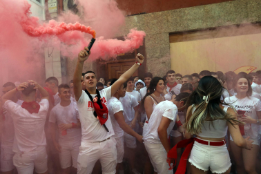 Fotos del cohete e inicio de las fiestas de Sangüesa