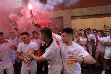 Fotos del cohete e inicio de las fiestas de Sangüesa