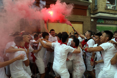Fotos del cohete e inicio de las fiestas de Sangüesa