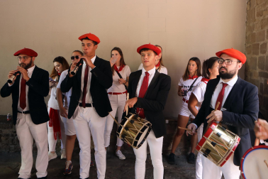Fotos del cohete e inicio de las fiestas de Sangüesa