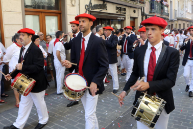 Fotos del cohete e inicio de las fiestas de Sangüesa