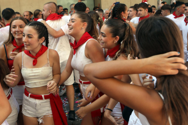 Fotos del cohete e inicio de las fiestas de Sangüesa