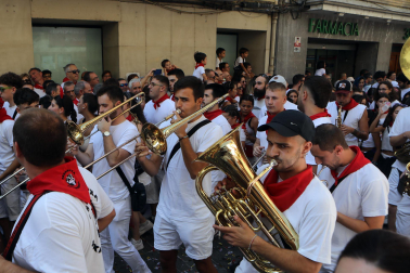 Fotos del cohete e inicio de las fiestas de Sangüesa