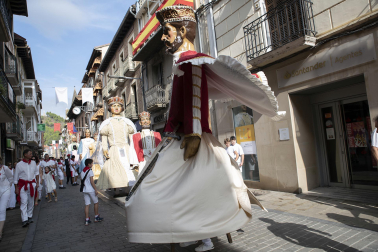 Fotos del Día del Patrón, San Sebastián, en las fiestas de Sangüesa 2023.