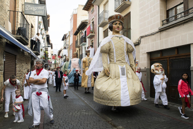 Fotos del Día del Patrón, San Sebastián, en las fiestas de Sangüesa 2023.