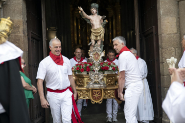 Fotos del Día del Patrón, San Sebastián, en las fiestas de Sangüesa 2023.