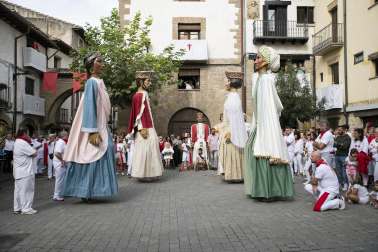 Fotos del Día del Patrón, San Sebastián, en las fiestas de Sangüesa 2023.