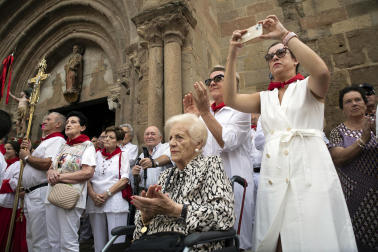 Fotos del Día del Patrón, San Sebastián, en las fiestas de Sangüesa 2023.