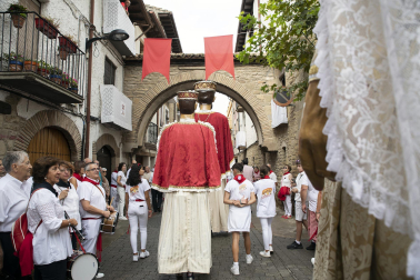 Fotos del Día del Patrón, San Sebastián, en las fiestas de Sangüesa 2023.
