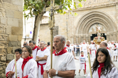 Fotos del Día del Patrón, San Sebastián, en las fiestas de Sangüesa 2023.