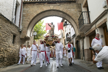 Fotos del Día del Patrón, San Sebastián, en las fiestas de Sangüesa 2023.