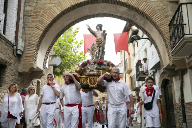 Fotos del Día del Patrón, San Sebastián, en las fiestas de Sangüesa 2023.