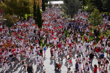 Fotos del cohete de fiestas de Zizur Mayor 2023.