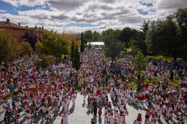 Fotos del cohete de fiestas de Zizur Mayor 2023.