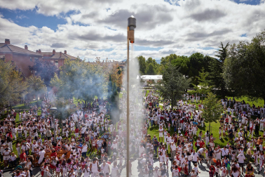 Fotos del cohete de fiestas de Zizur Mayor 2023.