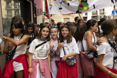 Lanzamiento del cohete de las fiestas 2023 en Alsasua