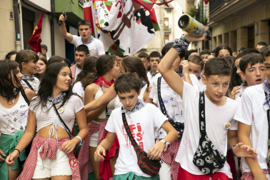 Lanzamiento del cohete de las fiestas 2023 en Alsasua