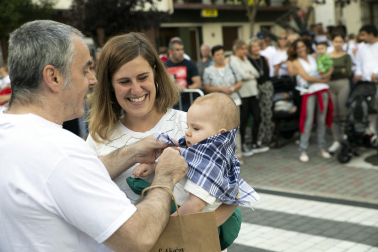 Lanzamiento del cohete de las fiestas 2023 en Alsasua