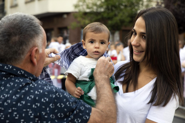 Lanzamiento del cohete de las fiestas 2023 en Alsasua