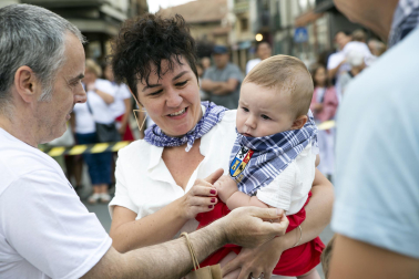 Lanzamiento del cohete de las fiestas 2023 en Alsasua