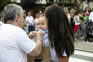 Lanzamiento del cohete de las fiestas 2023 en Alsasua