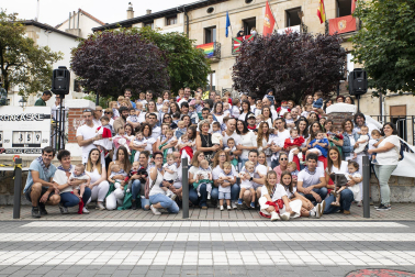 Lanzamiento del cohete de las fiestas 2023 en Alsasua
