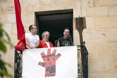 Lanzamiento del cohete de las fiestas 2023 en Alsasua