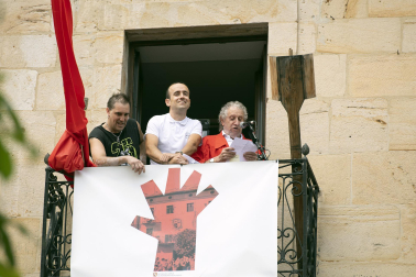 Lanzamiento del cohete de las fiestas 2023 en Alsasua