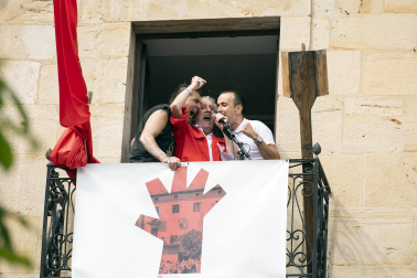 Lanzamiento del cohete de las fiestas 2023 en Alsasua