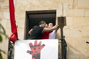 Lanzamiento del cohete de las fiestas 2023 en Alsasua