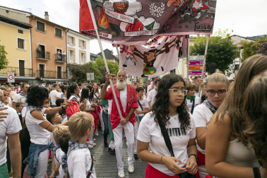 Lanzamiento del cohete de las fiestas 2023 en Alsasua