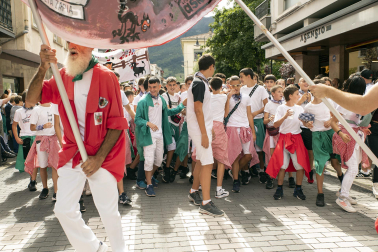 Lanzamiento del cohete de las fiestas 2023 en Alsasua