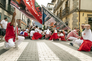 Lanzamiento del cohete de las fiestas 2023 en Alsasua