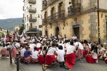 Lanzamiento del cohete de las fiestas 2023 en Alsasua
