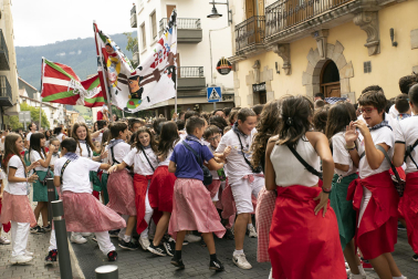 Lanzamiento del cohete de las fiestas 2023 en Alsasua