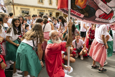 Lanzamiento del cohete de las fiestas 2023 en Alsasua