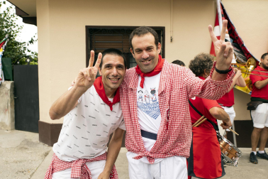 Lanzamiento del cohete de las fiestas 2023 en Alsasua