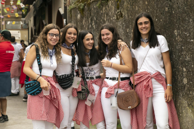 Lanzamiento del cohete de las fiestas 2023 en Alsasua