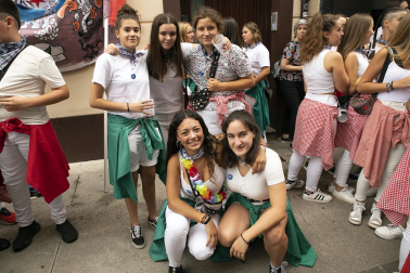 Lanzamiento del cohete de las fiestas 2023 en Alsasua