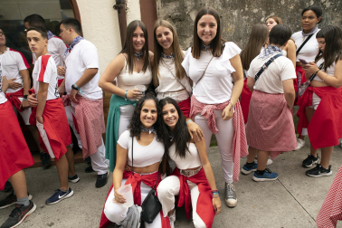 Lanzamiento del cohete de las fiestas 2023 en Alsasua