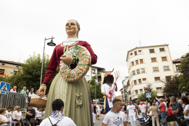 Lanzamiento del cohete de las fiestas 2023 en Alsasua