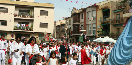 Fotos de la procesión de las fiestas de Villafranca.