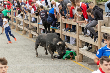 Fotos del sexto y último encierro de las fiestas de Sangüesa.