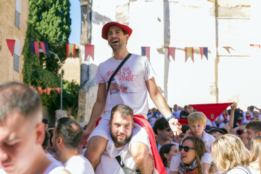 Fotos del cohete de las fiestas de Corella 2023./