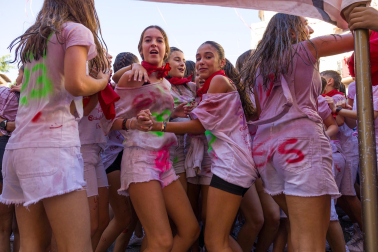 Fotos del cohete de las fiestas de Corella 2023./