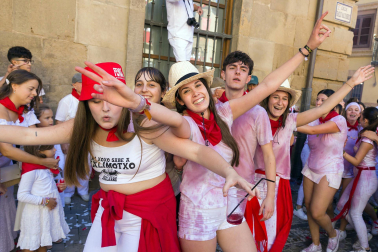 Fotos del cohete de las fiestas de Corella 2023./