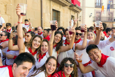 Fotos del cohete de las fiestas de Corella 2023./