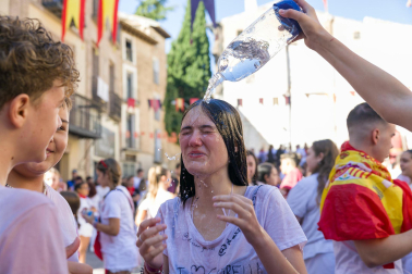 Fotos del cohete de las fiestas de Corella 2023./